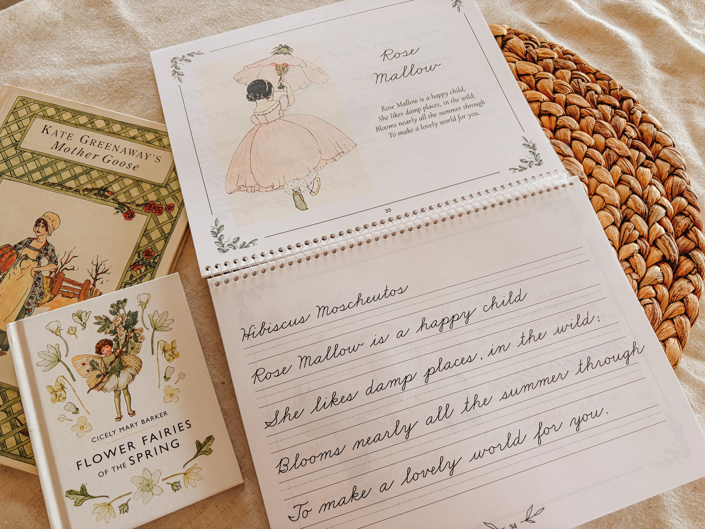 Wild Flower Children in Cursive: A Copywork Book DIGITAL DOWNLOAD