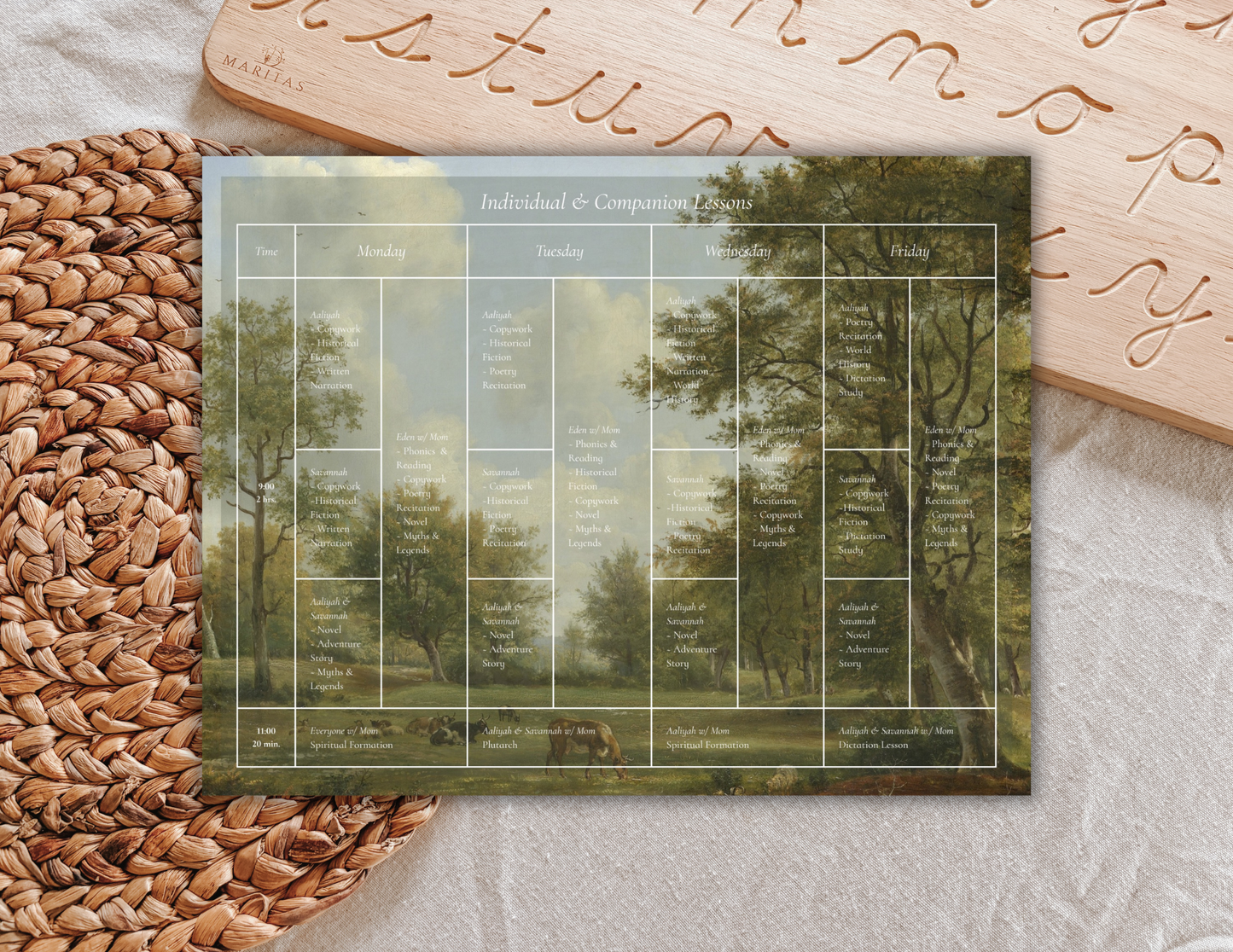 Meadow Planning Collection Canva Templates