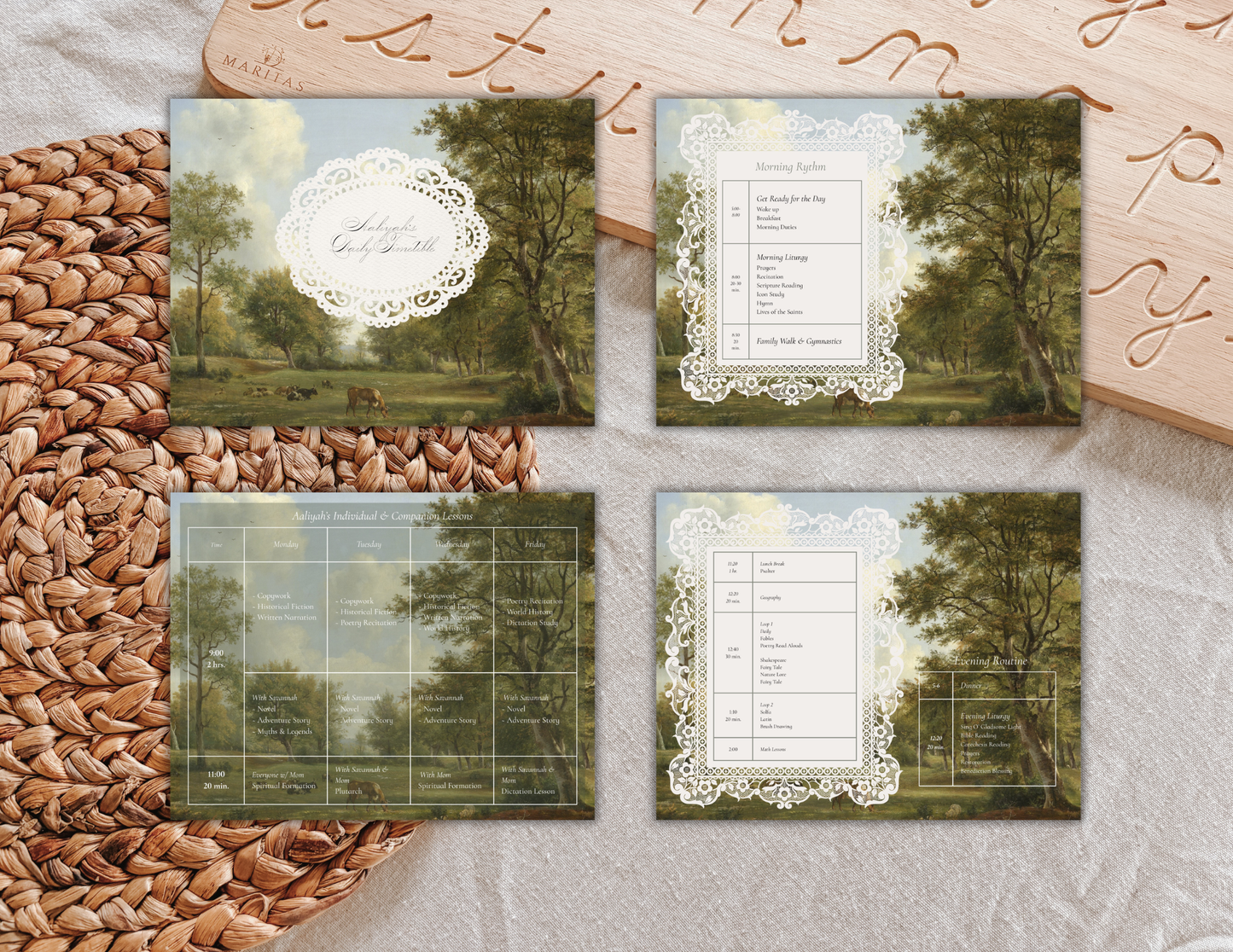 Meadow Planning Collection Canva Templates