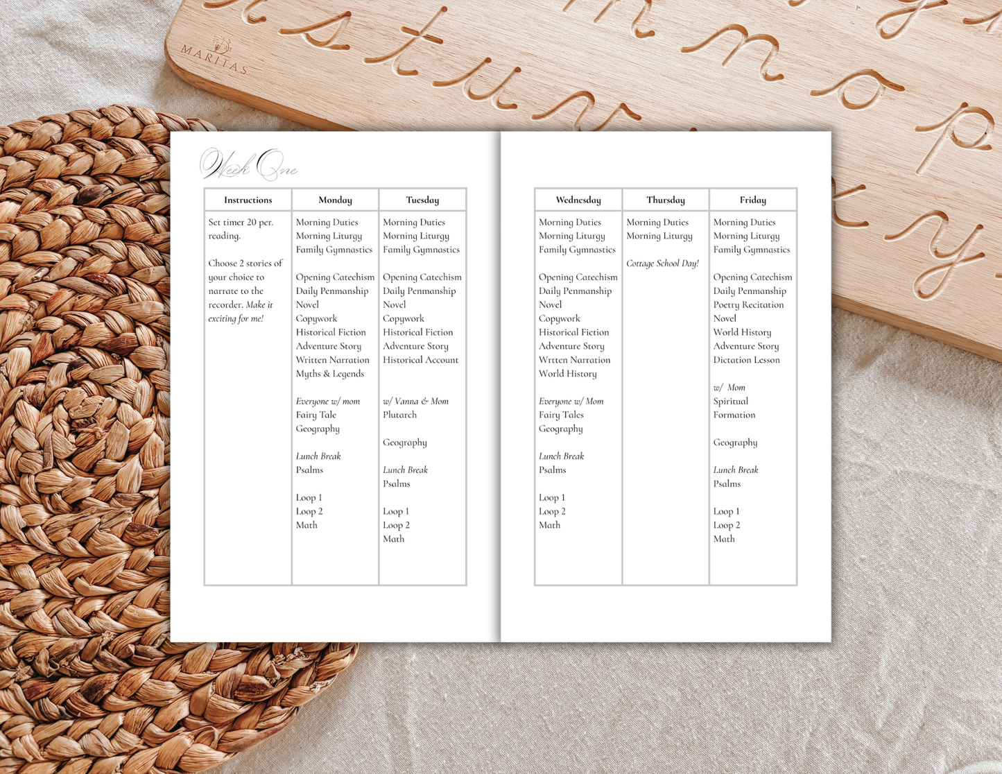 Meadow Planning Collection Canva Templates