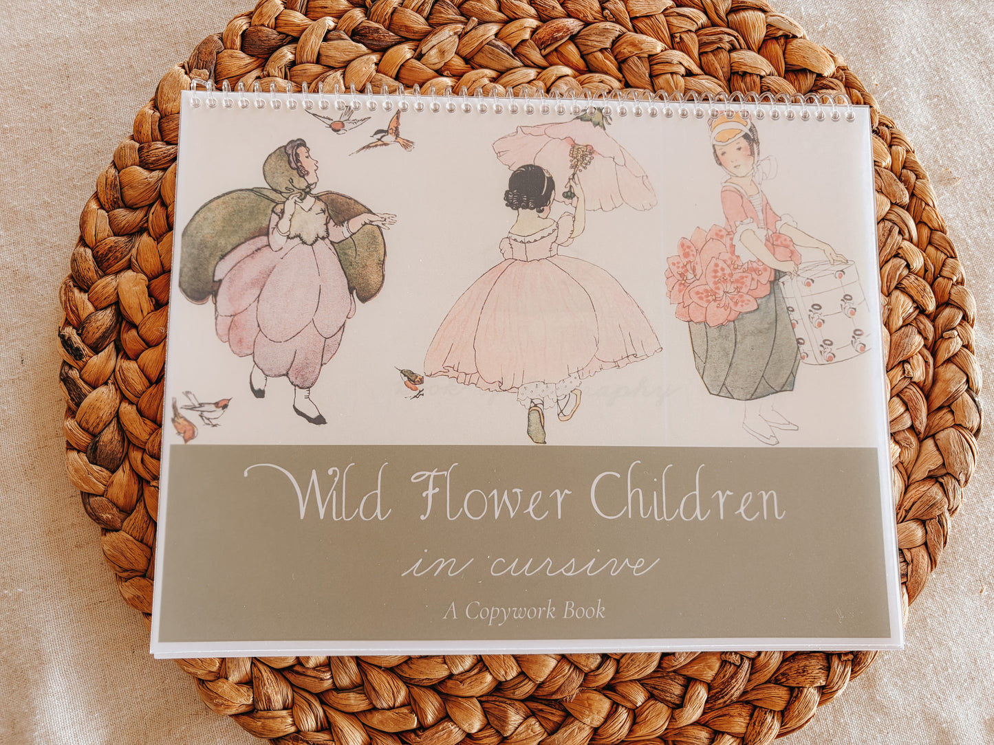 Wild Flower Children in Cursive: A Copywork Book DIGITAL DOWNLOAD