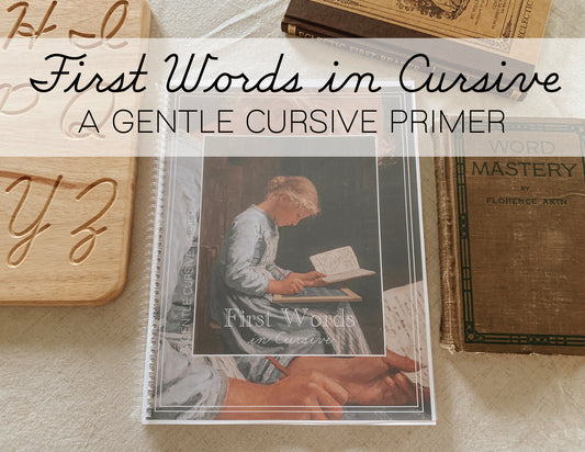 First Words in Cursive