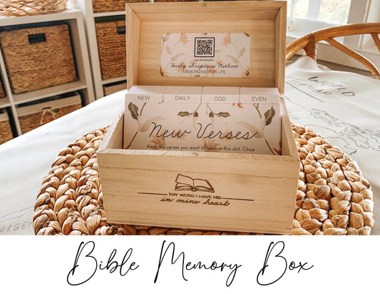 Verily Verses Bible Memory Box & Tab Cards