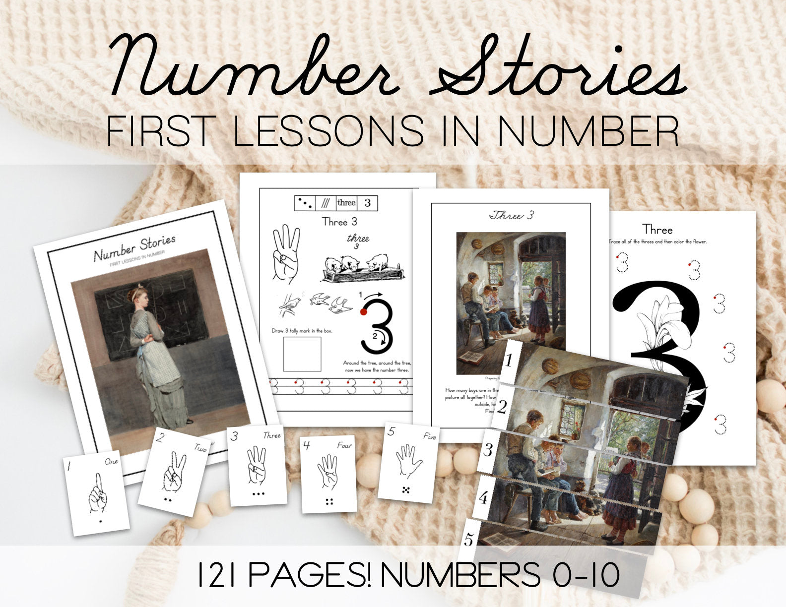 Number Lessons Pages Number Stories: First Lessons in Number - Digital Download – Verily ...
